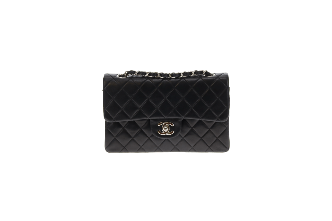 Chanel Classic Double Flap Small Black Lambskin SHW 2000/02