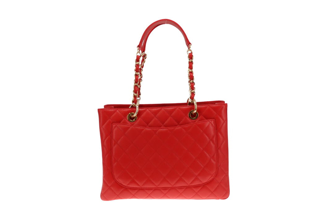 Chanel GST NM Bright Red Caviar GHW 2013/14