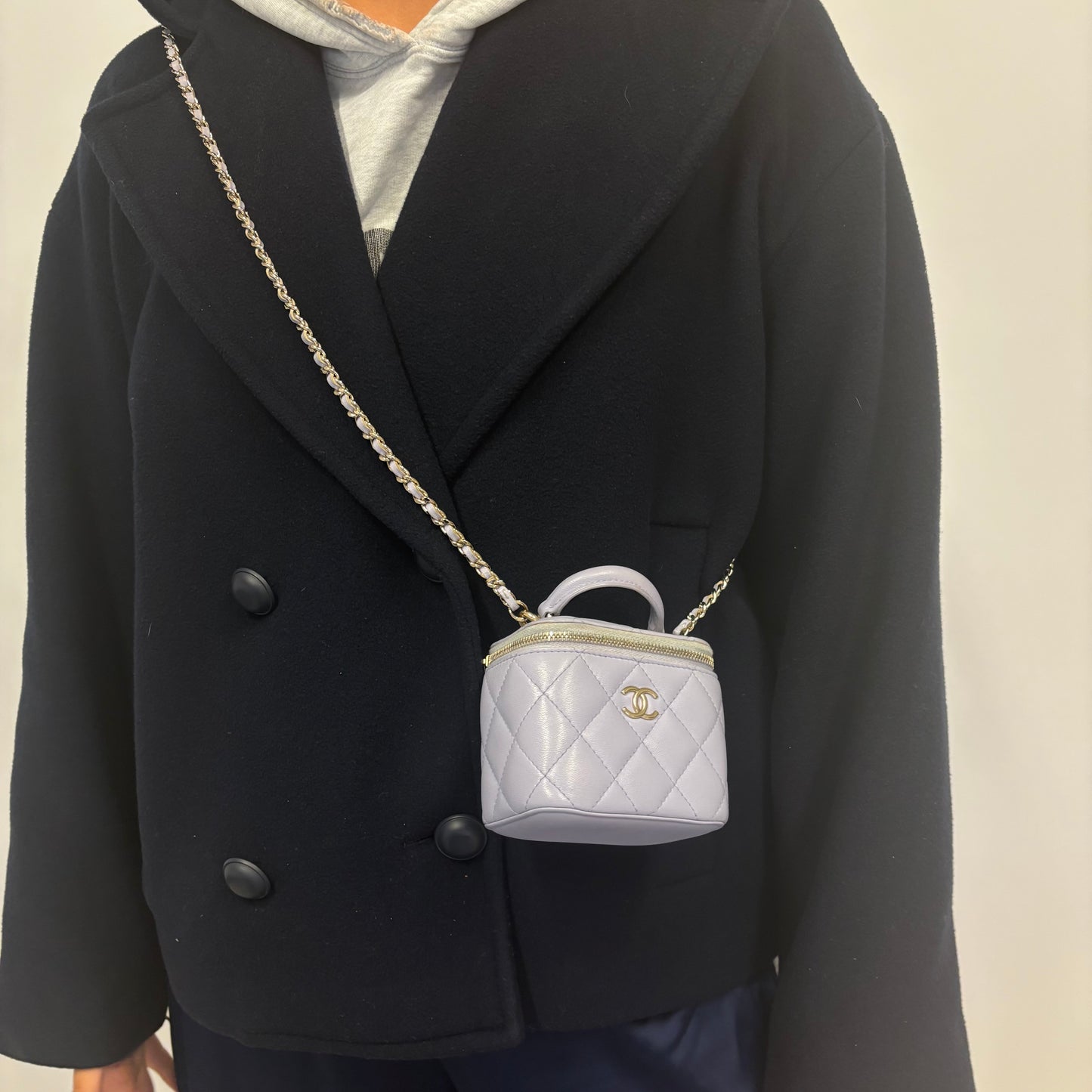 Chanel Top Handle Mini Vanity Lilac 2021