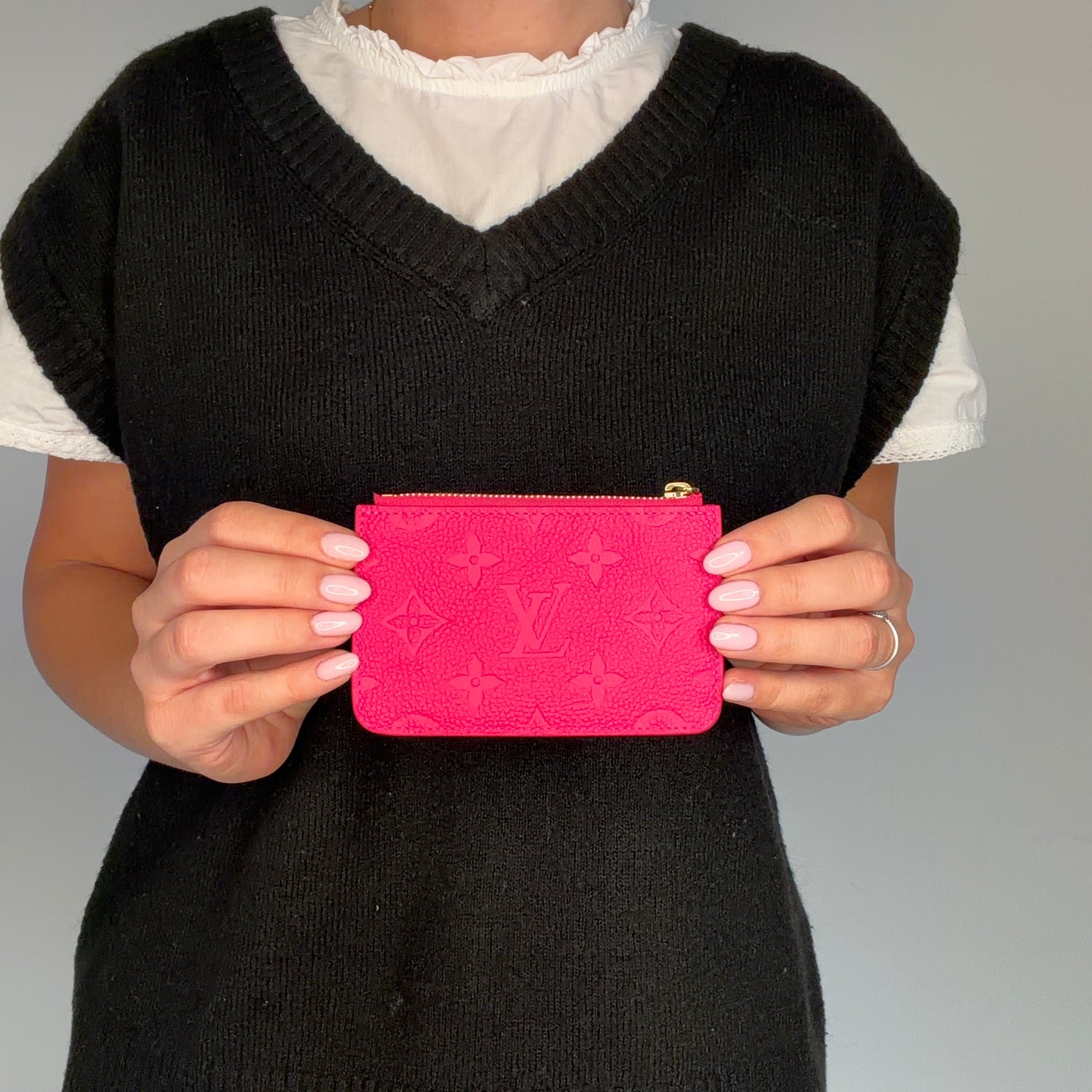 Louis Vuitton Romy Cardholder Frozen Orchid Empreinte (NFID)