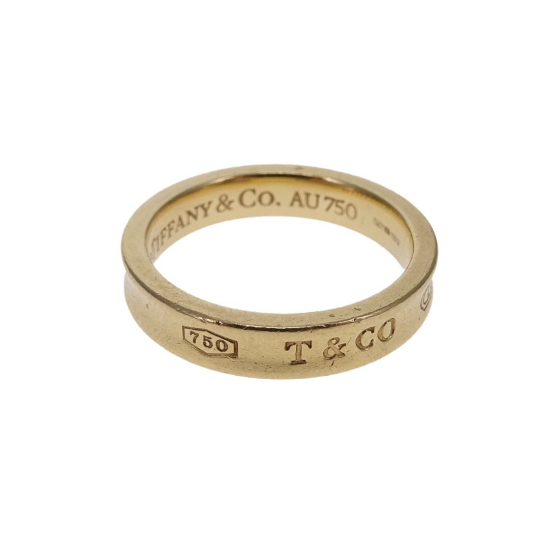 Tiffany & CO Since 1837 Band Ring 18K Yellow Gold (size 53)
