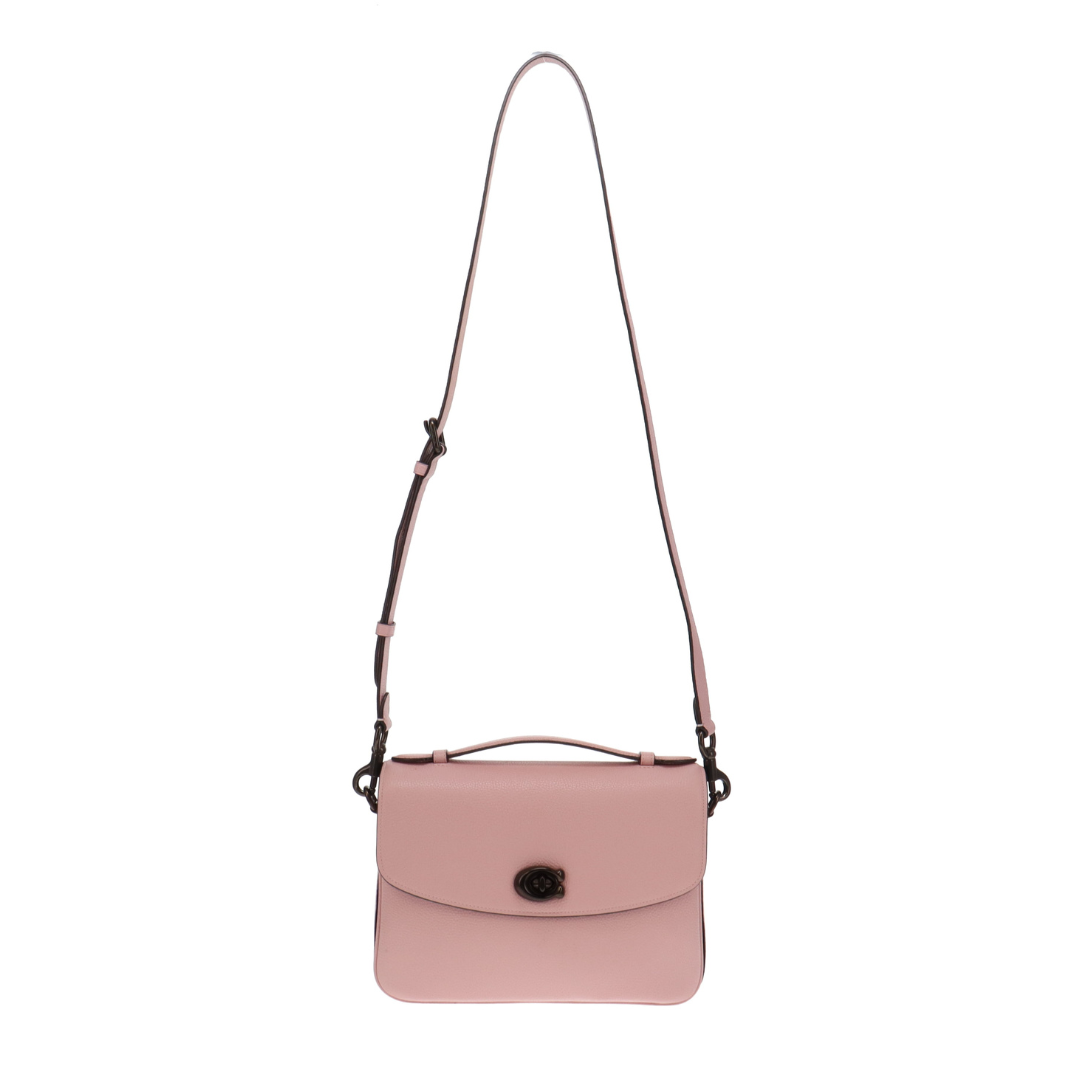 Coach Pale Pink Grained Leather Cassie Crossbody
