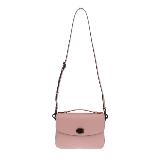 Coach Pale Pink Grained Leather Cassie Crossbody