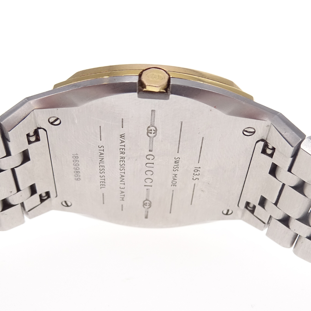Gucci 25H 30mm Watch Brass and Stainless Steel