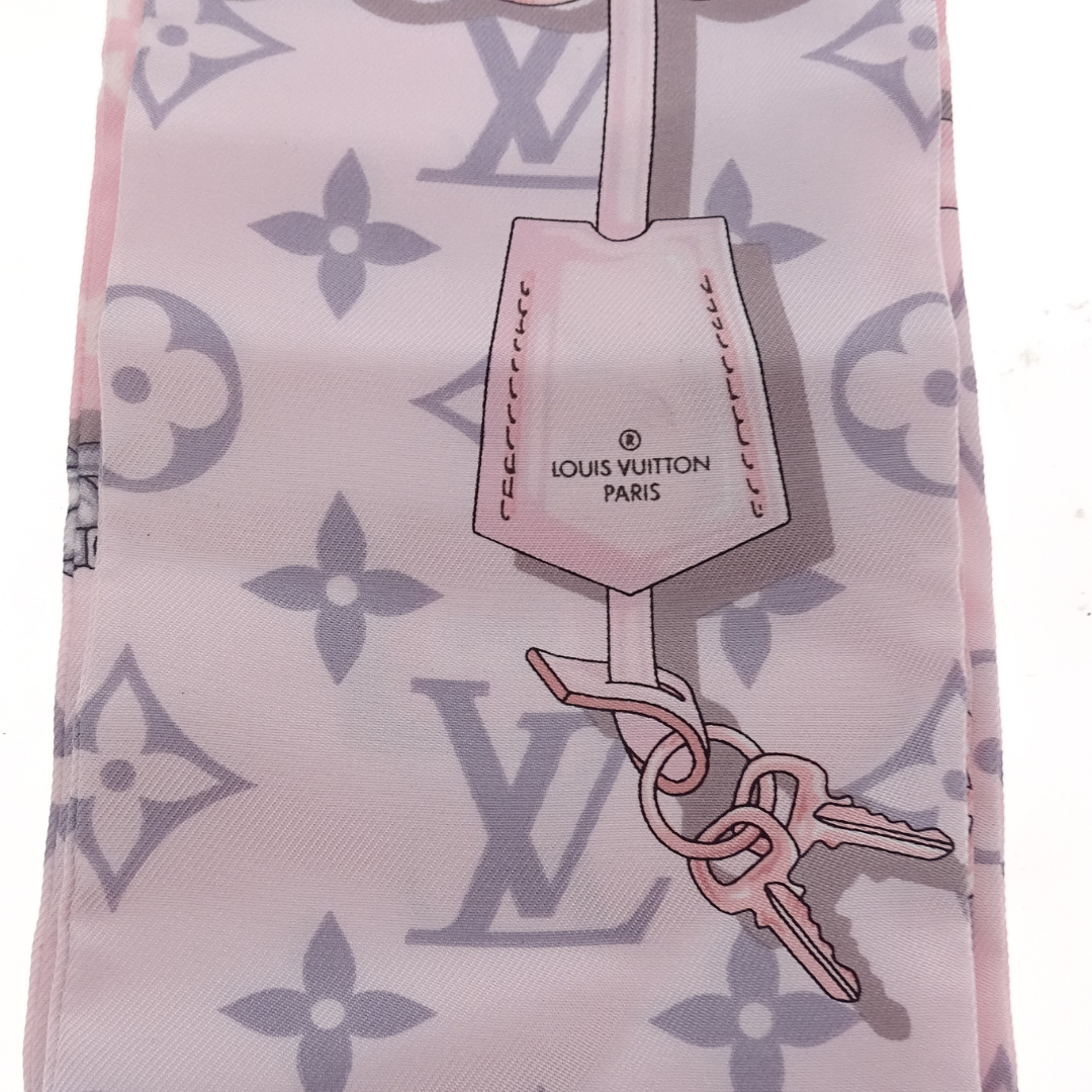 Louis Vuitton Monogram Confidential Bandeau Pink 100% Silk