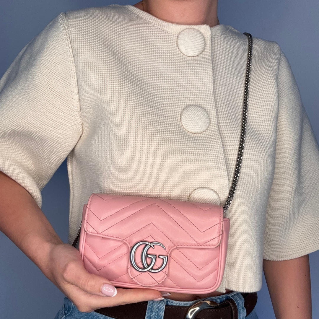 Gucci Marmornt Supermini Pink SHW