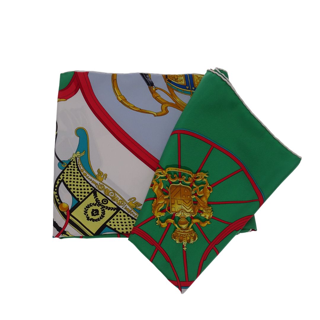 Hermes Springs 90cm Silk Scarf