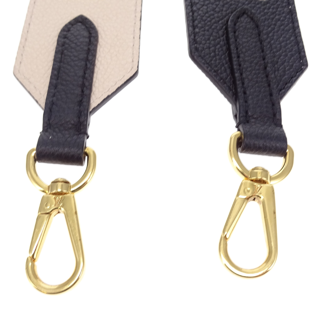 Louis Vuitton Strap For Shoulder Bags In Noir & Beige Monogram