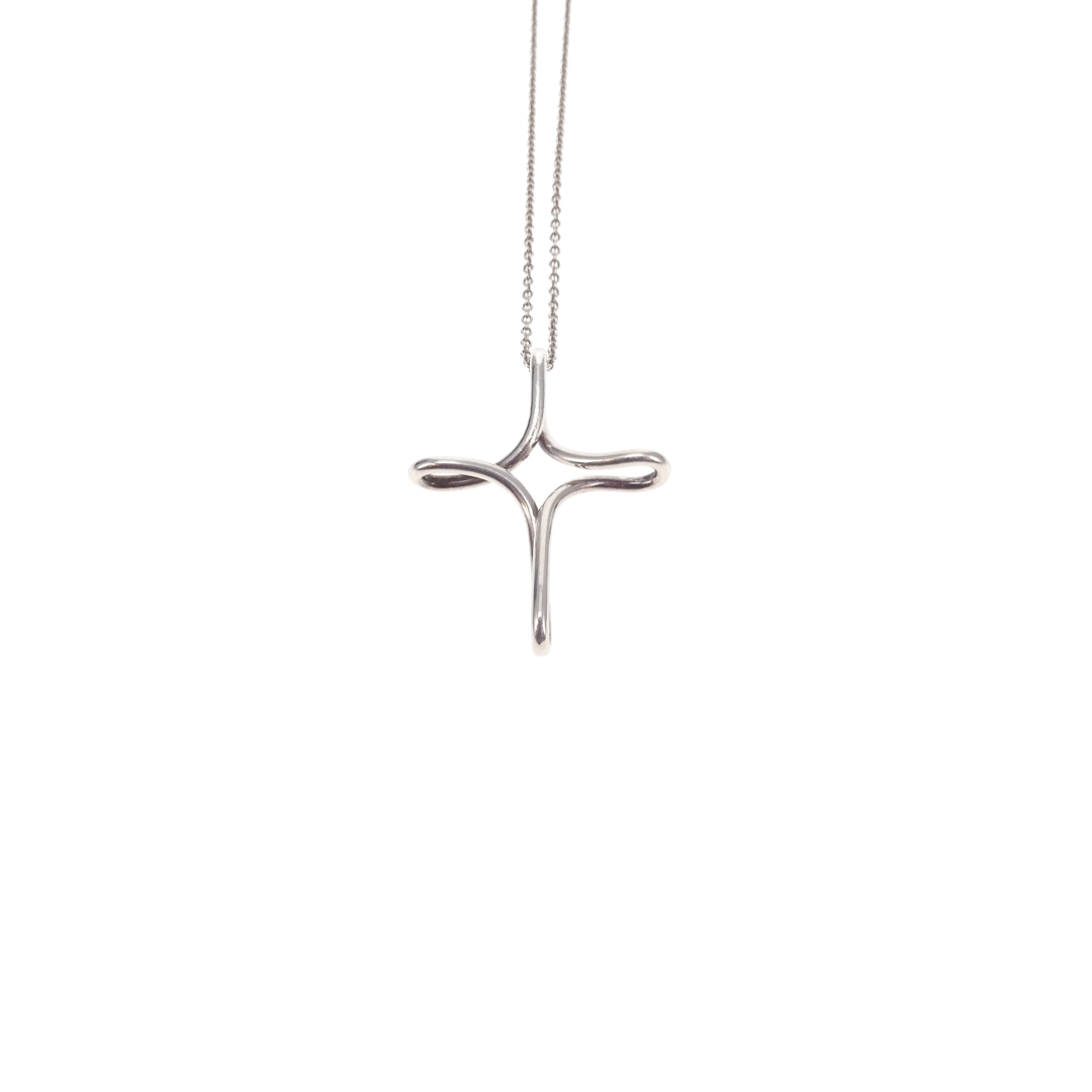 Tiffany & Co Else Peretti Cross Necklace