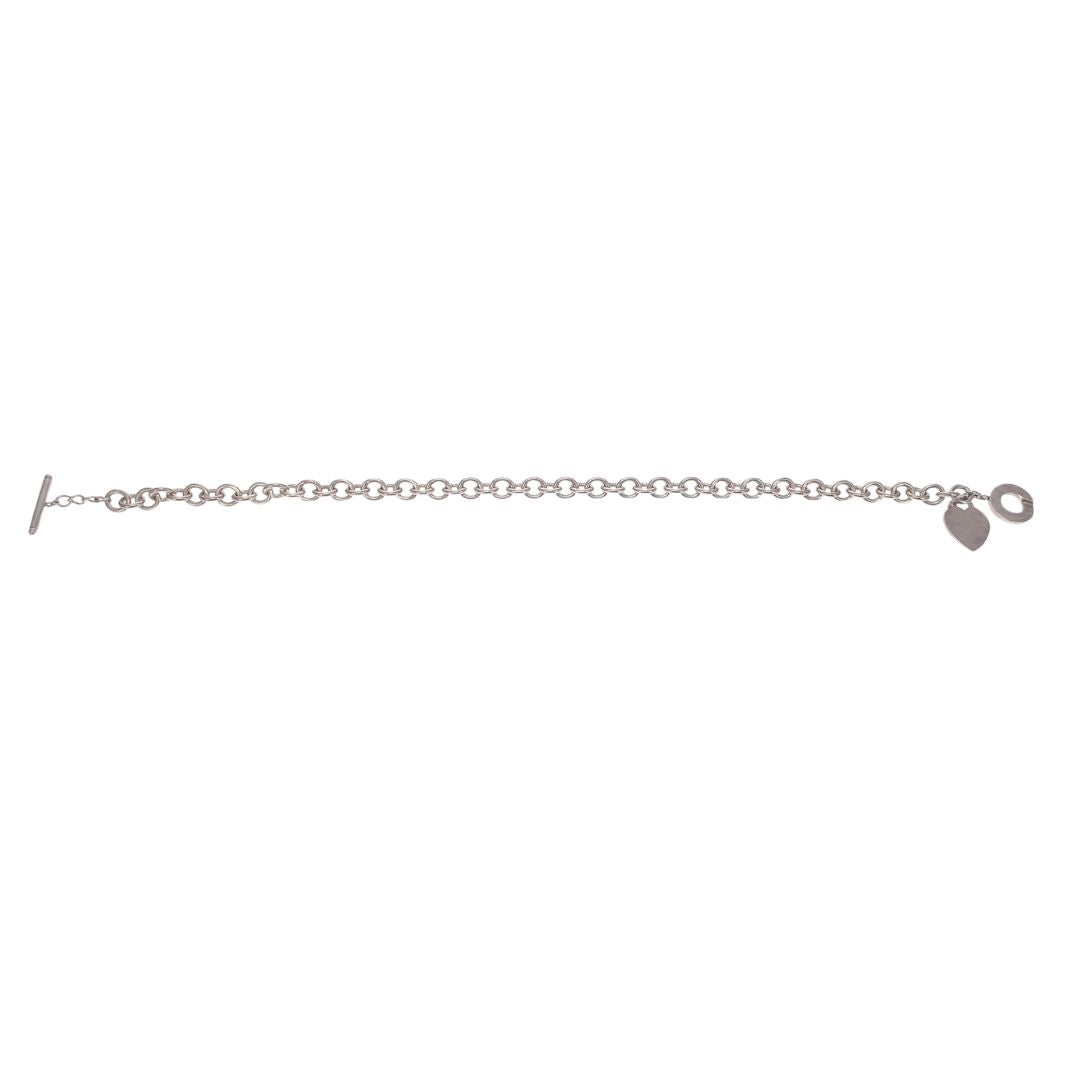 Tiffany & Co Heart Tag Toggle Necklace Sterling Silver 2