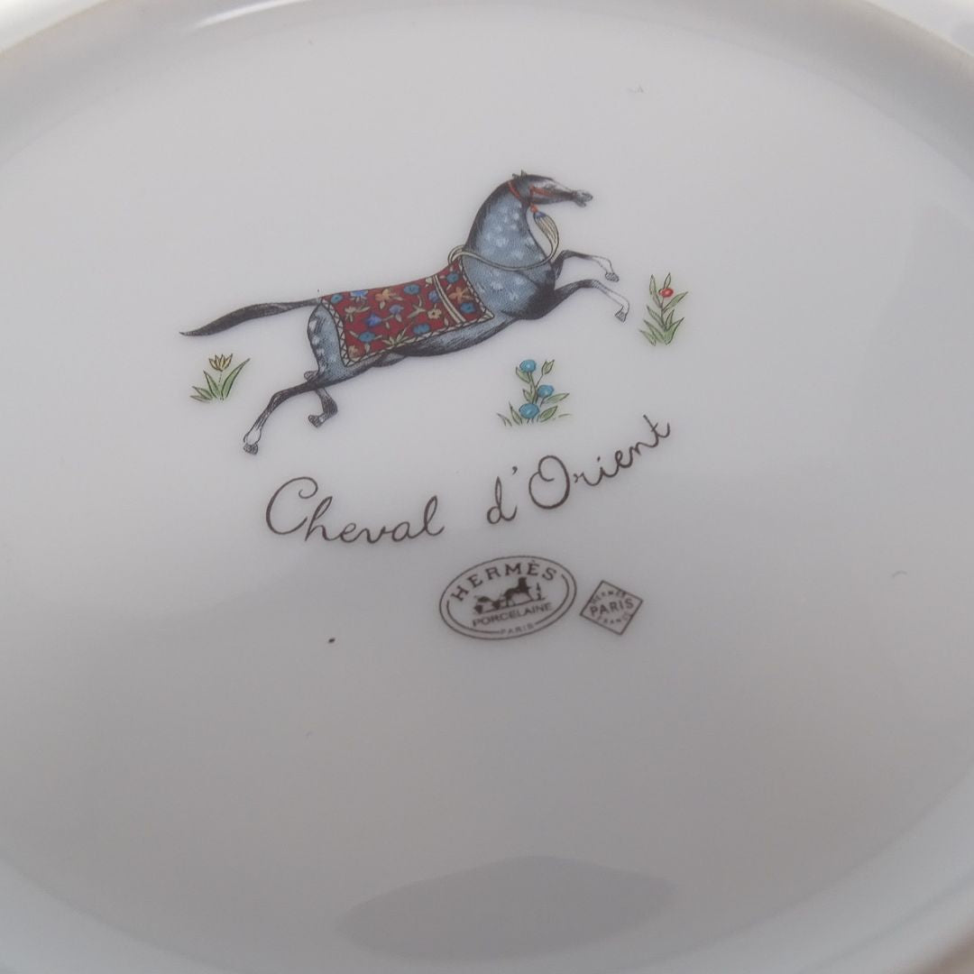 Hermes Cheval d’Orient Bread and Butter Plate Porcelain
