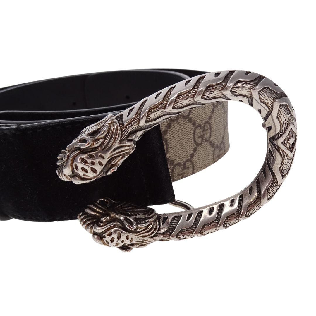 Gucci Dionysus Buckle Belt GG Supreme 80cm