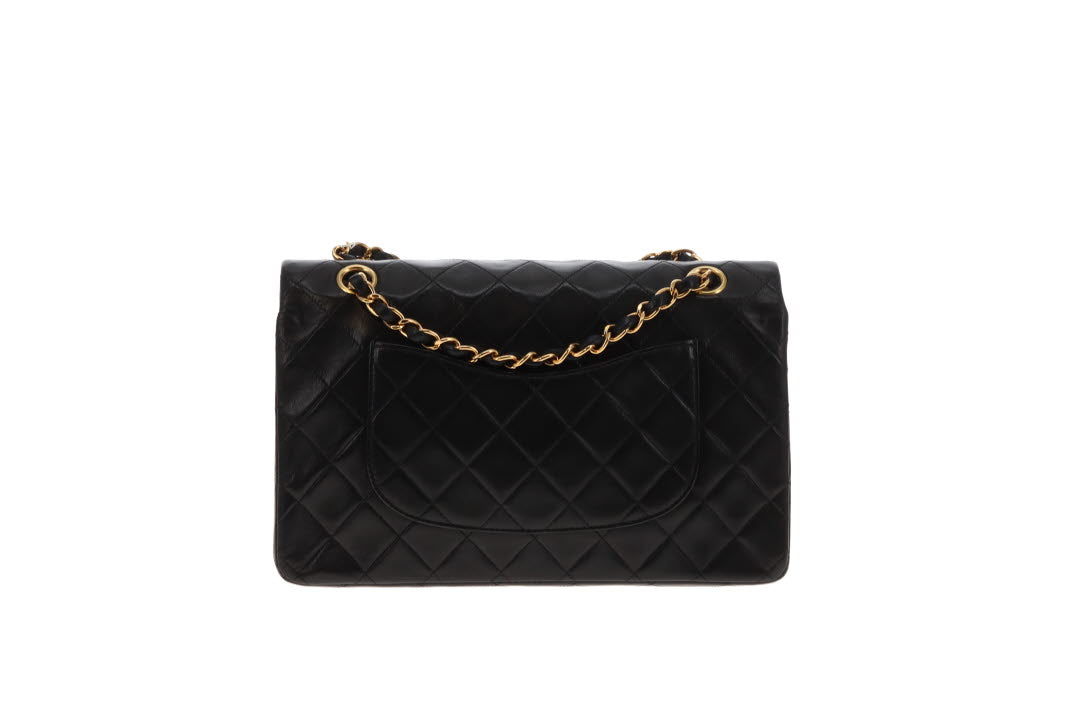 Chanel Classic Double Flap Medium Black GHW 1994/1996