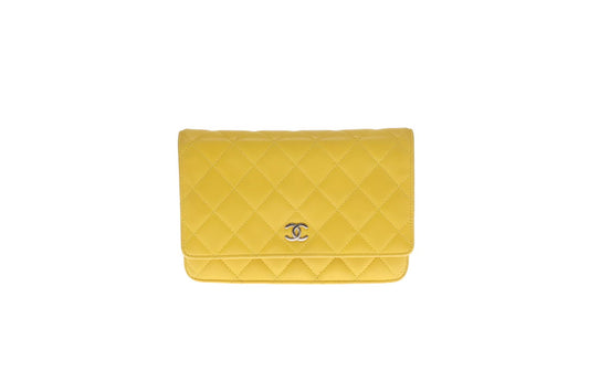 Chanel Wallet on Chain Yellow SHW 2009/10