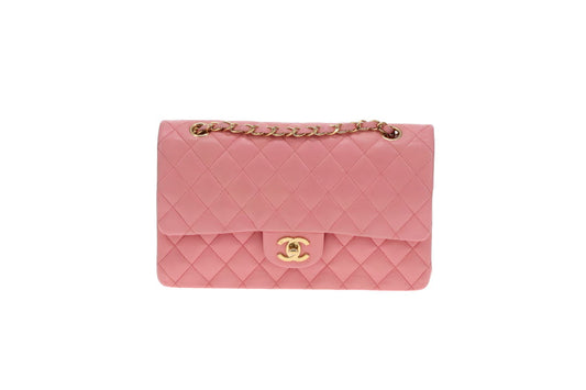 Chanel Classic Double Flap Medium Rose Lambskin GHW 2003/04