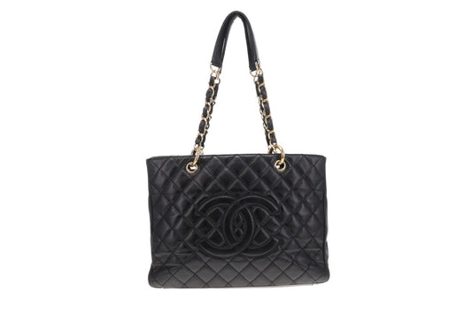 Chanel GST Old Model Black Caviar GHW 2008/09