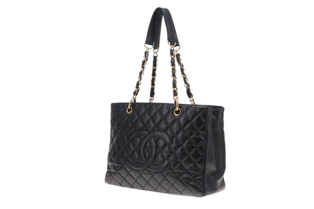 Chanel GST Old Model Black Caviar GHW 2008/09