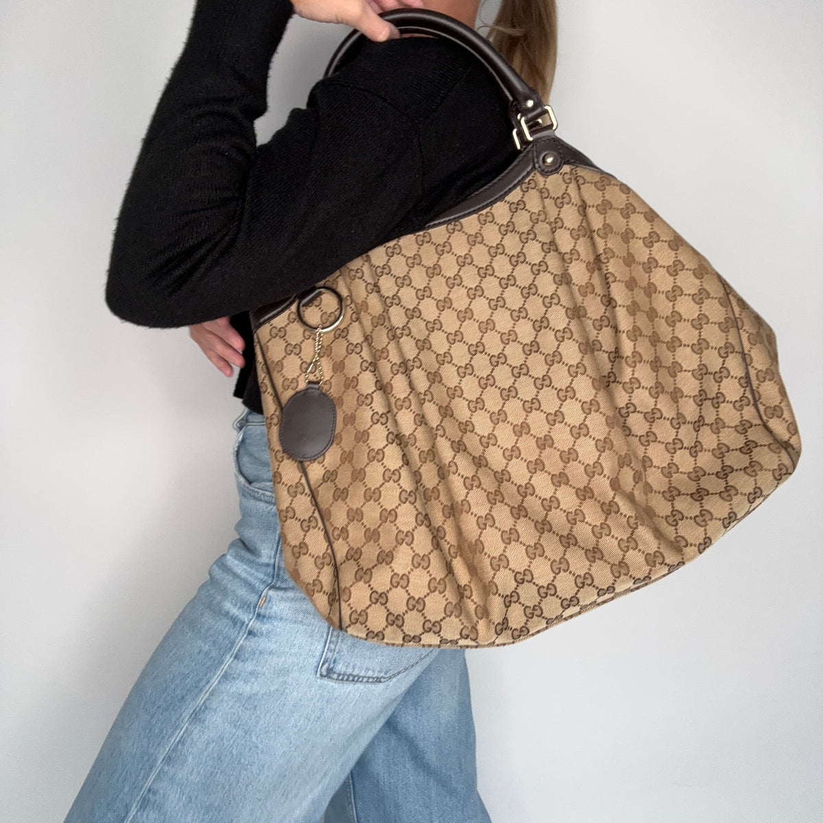 Gucci Sukey Large Hobo GG