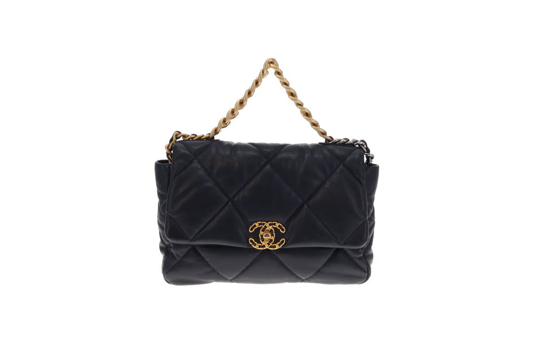 Chanel 19 Bag Large Navy 2019