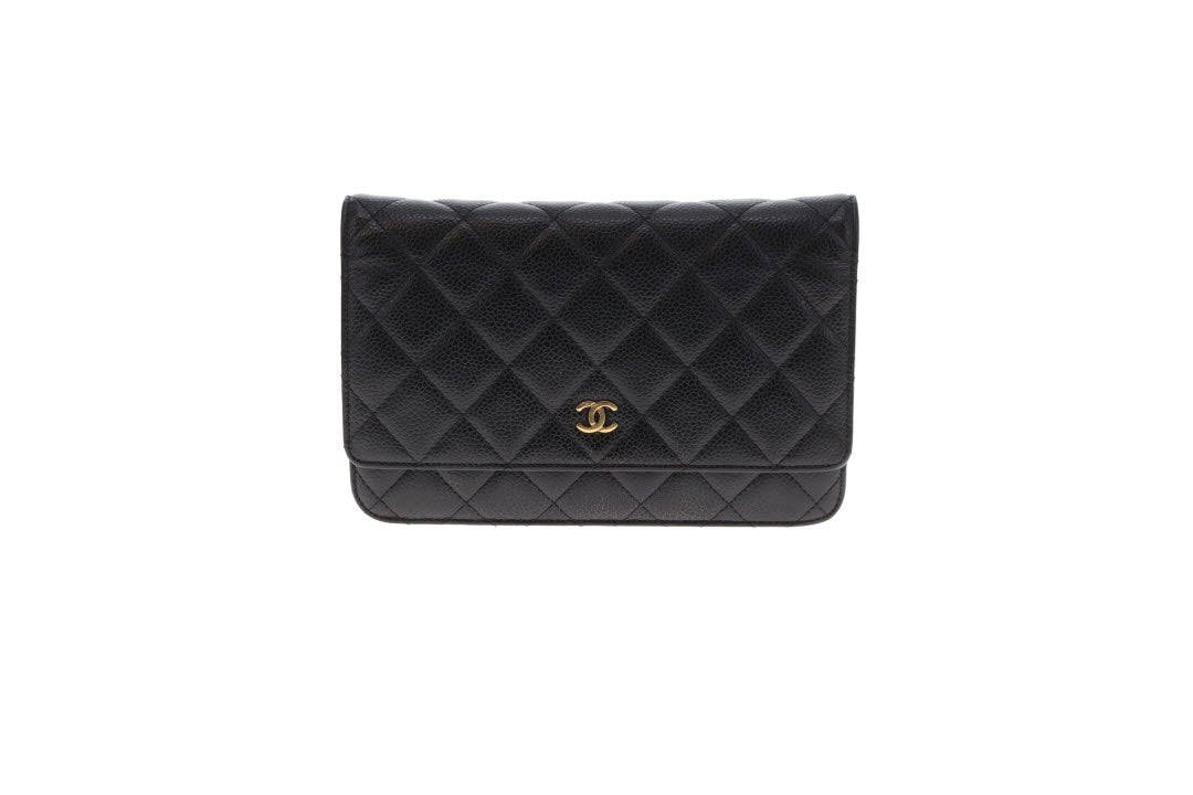 Chanel Wallet on Chain Classic Black Caviar GHW 2013/14