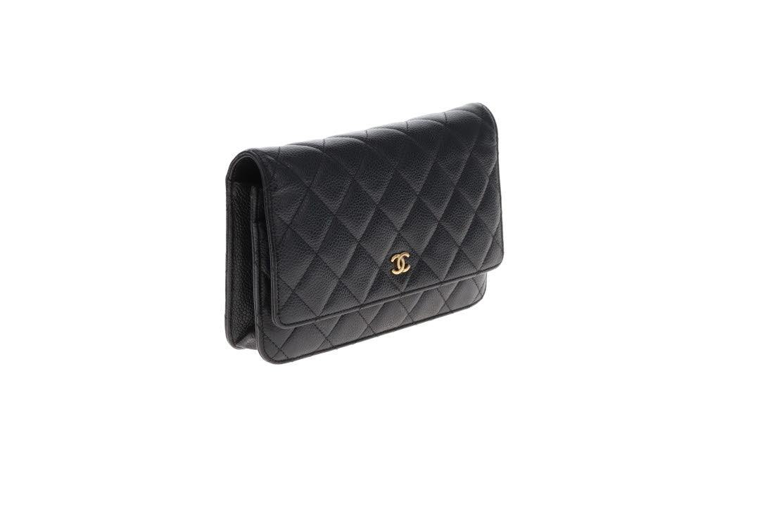 Chanel Wallet on Chain Classic Black Caviar GHW 2013/14