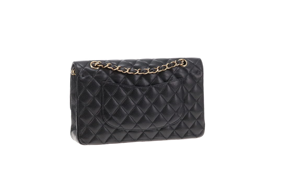 Chanel Classic Double Flap Medium Black Caviar GHW 2009/10