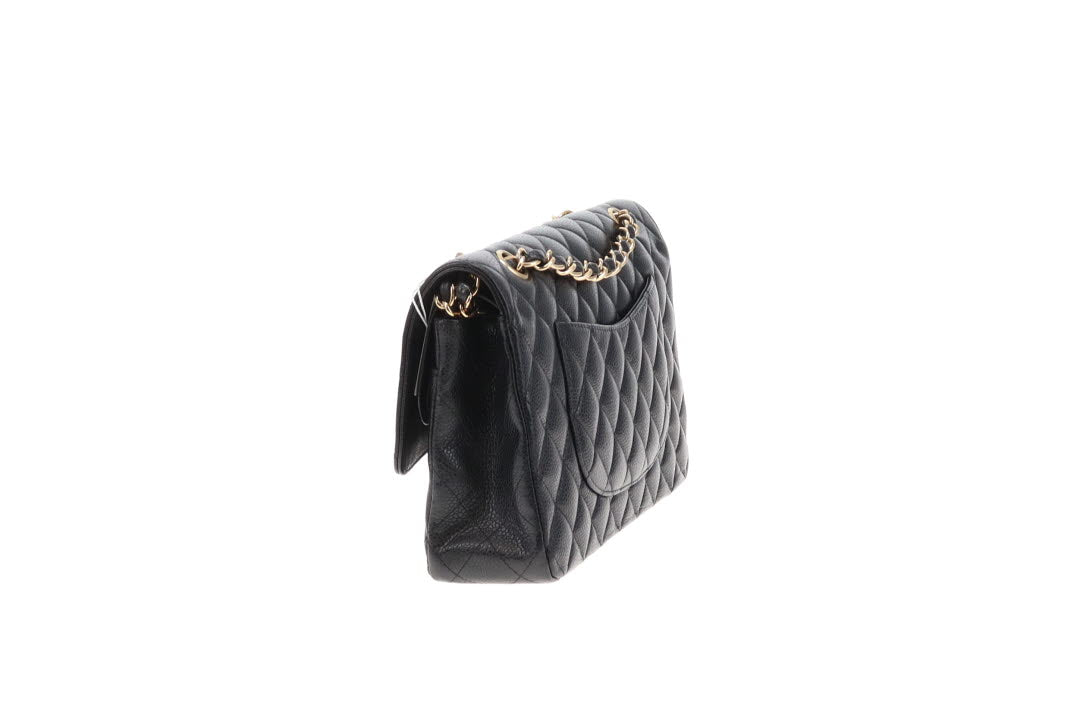 Chanel Classic Double Flap Medium Black Caviar GHW 2009/10