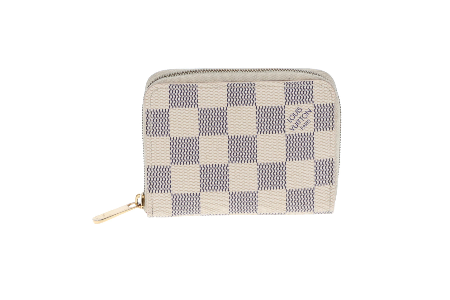 Louis Vuitton Zippy Coin Purse Damier Azur SN1018 - 2008