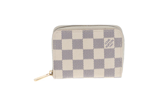 Louis Vuitton Zippy Coin Purse Damier Azur SN1018 - 2008
