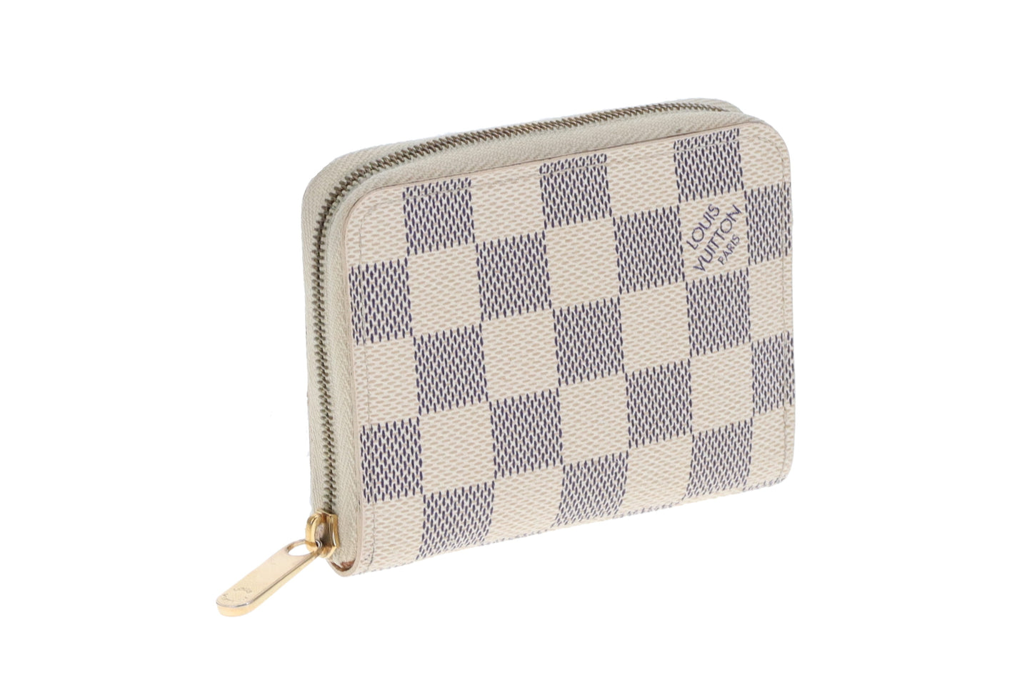 Louis Vuitton Zippy Coin Purse Damier Azur SN1018 - 2008