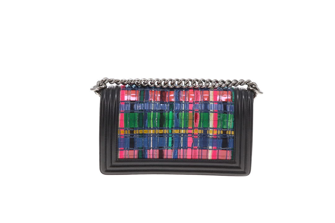 Chanel Boy Bag Old Medium Seasonal Multicolour Panels 2014