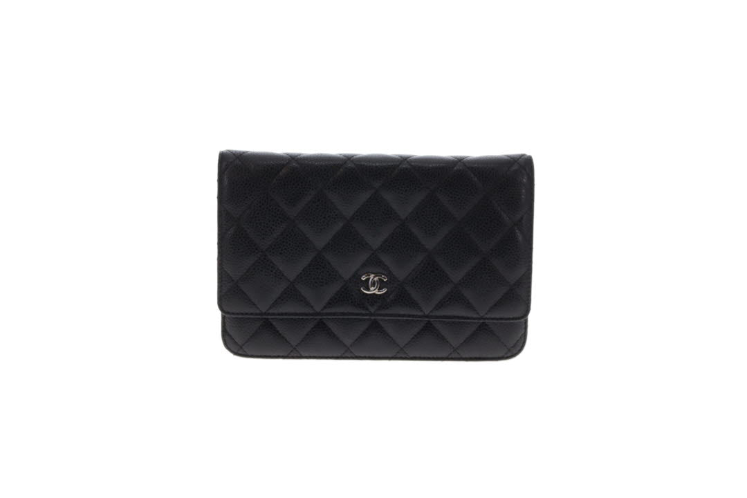 Chanel Wallet on Chain Classic Black Caviar Silver HW 2014/15
