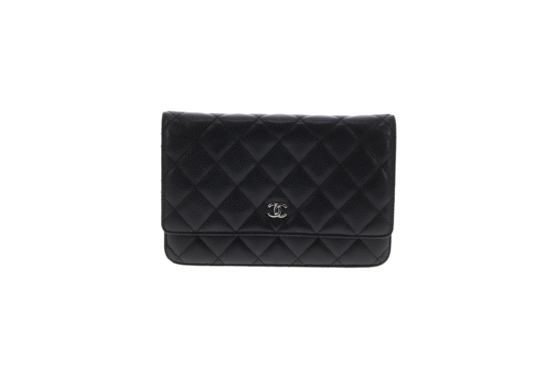 Chanel Wallet on Chain Classic Black Caviar Silver HW 2014/15