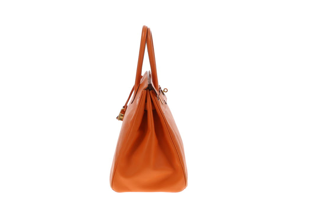 Hermes Birkin 35 Orange Epsom GHW 2007