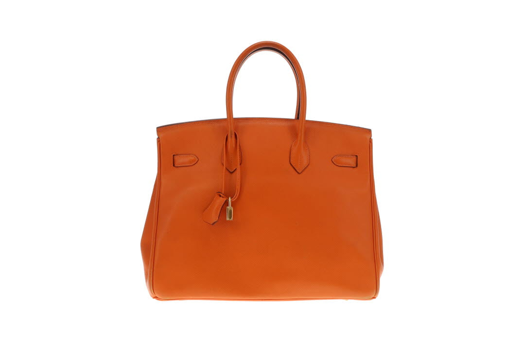 Hermes Birkin 35 Orange Epsom GHW 2007