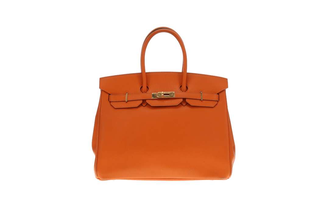 Hermes Birkin 35 Orange Epsom GHW 2007