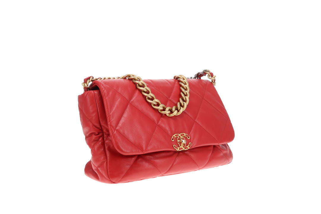 Chanel 19 Maxi Rouge 2019