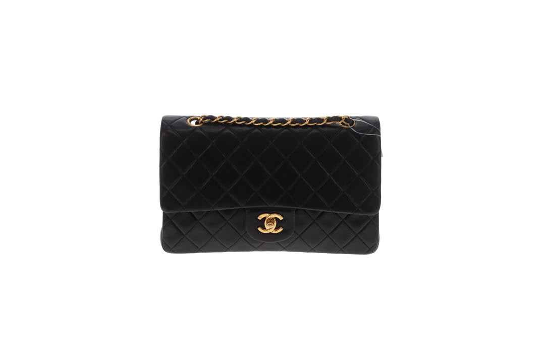 Chanel Classic Double Flap Medium Black GHW 1996/97