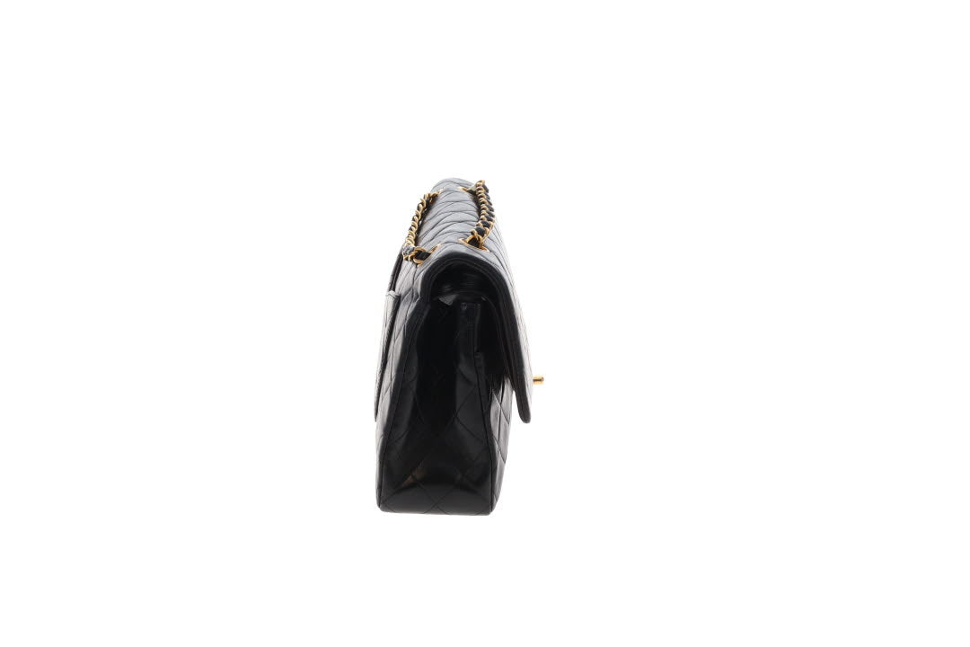Chanel Classic Double Flap Medium Black GHW 1996/97