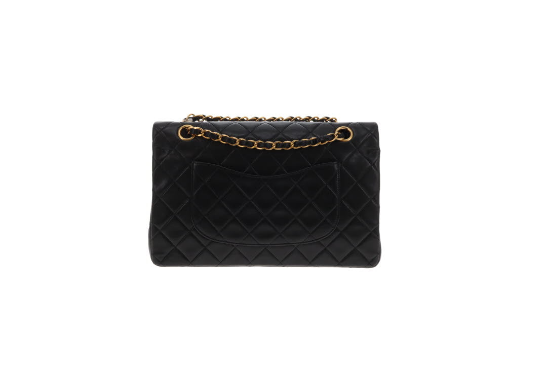 Chanel Classic Double Flap Medium Black GHW 1996/97