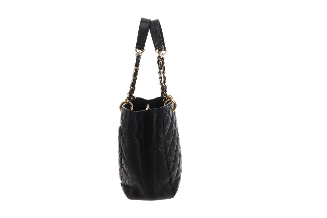 Chanel GST Grand Shopping Tote Black Caviar Leather 2008
