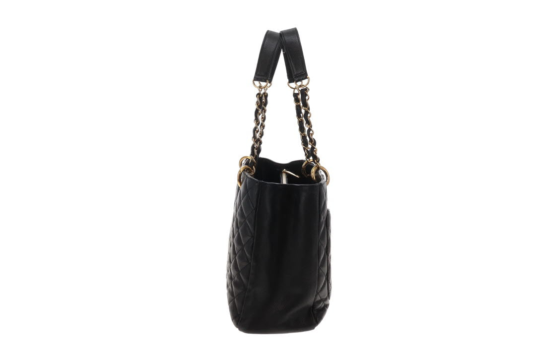 Chanel GST Grand Shopping Tote Black Caviar Leather 2008