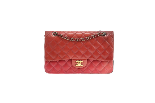 Chanel Classic Double Flap Medium Burgundy Tonal Ombre 2009/10