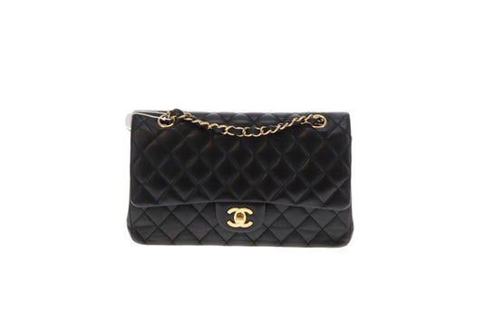 Chanel Classic Double Flap Medium Lambskin With Gold Hardware 2010