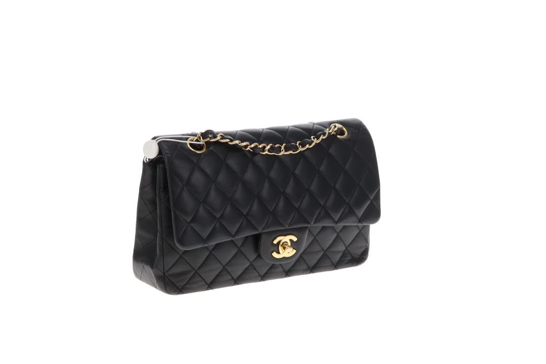 Chanel Classic Double Flap Medium Lambskin With Gold Hardware 2010