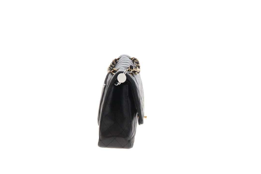 Chanel Classic Double Flap Medium Lambskin With Gold Hardware 2010