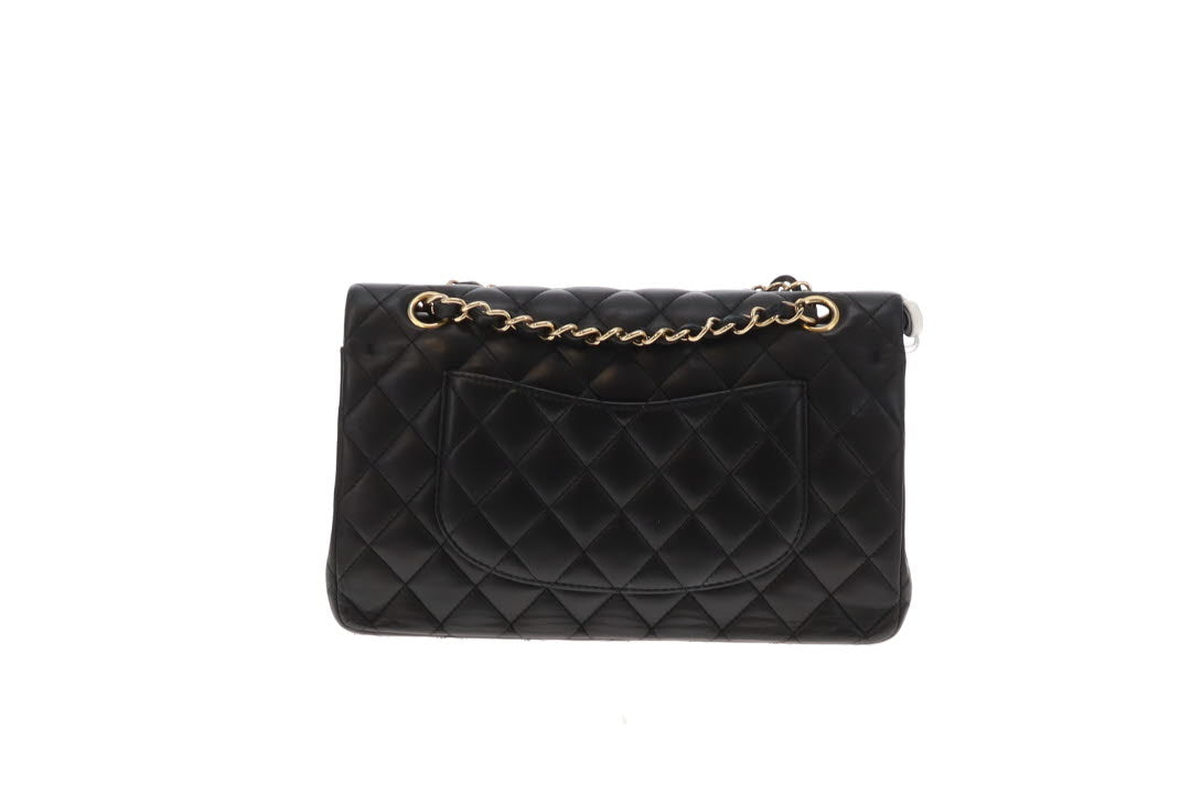 Chanel Classic Double Flap Medium Lambskin With Gold Hardware 2010