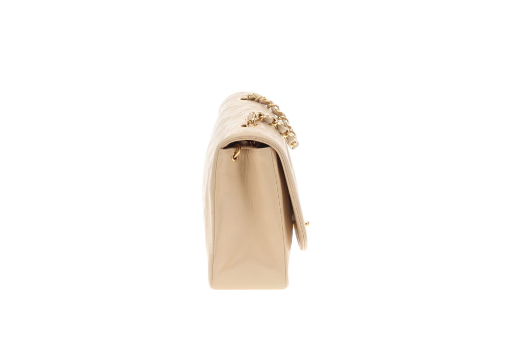 Chanel Diana Medium Beige Lambskin GHW 91/94