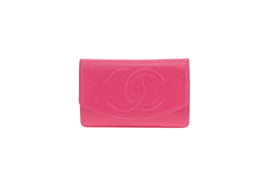 Chanel Wallet on Chain Timeless CC Pink Caviar GHW 91/94