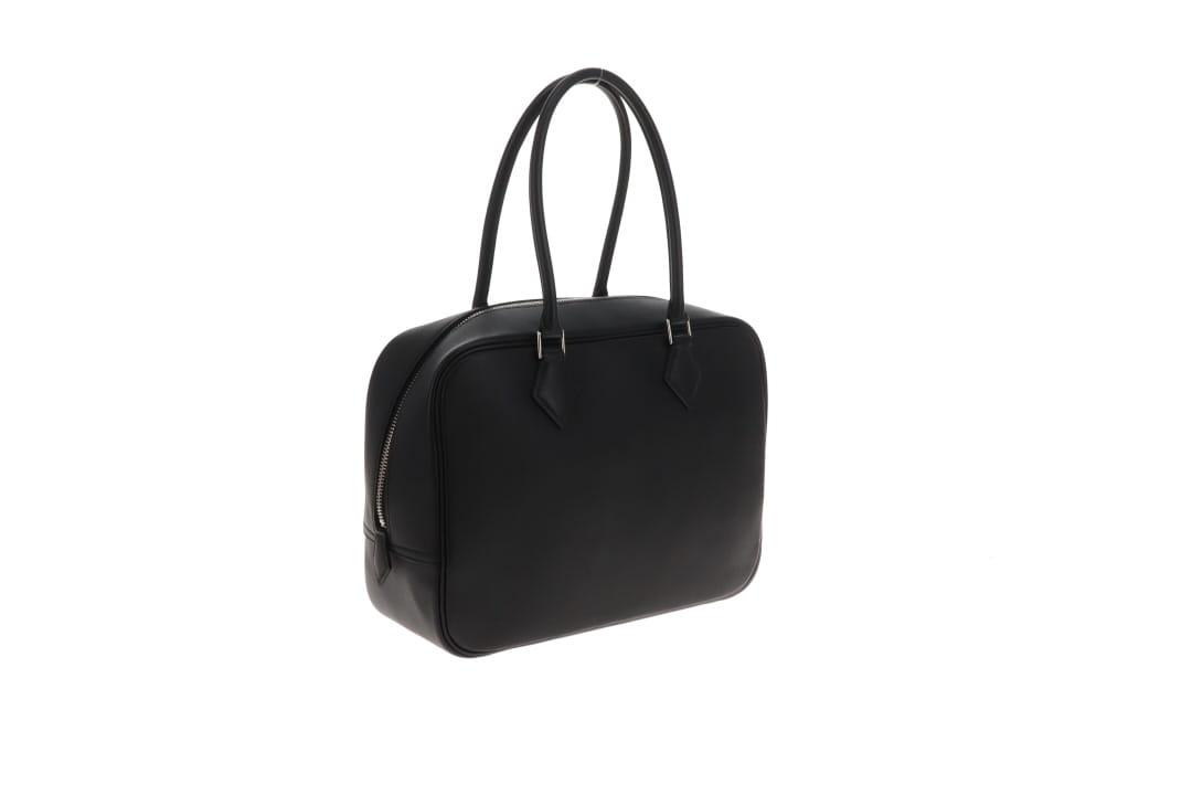 Hermes Plume 28 Black Swift PHW 2014